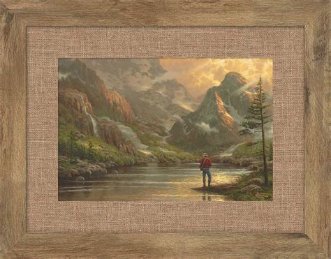 Thomas Kinkade Almost Heaven Framed Print - Rustic - Prints And Posters - by Art Brand Studios ...