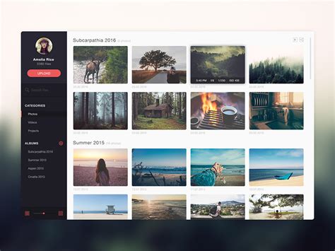 Image Gallery Website Templates