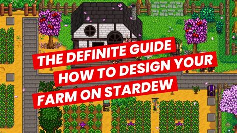 The Definite Guide on HOW TO DESIGN YOUR FARM 🐸🌱 Stardew Valley Tips ...