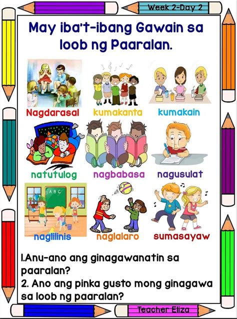 Larawan Ng Mga Gawain Sa Paaralan - J-Net USA