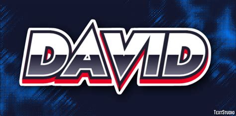 David Text Effect and Logo Design Name