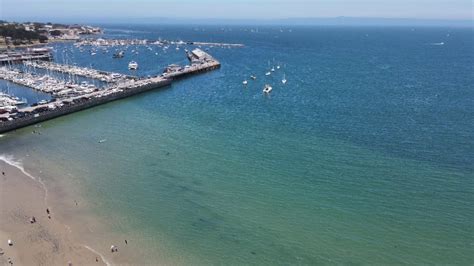 Monterey State Beach from the sky - YouTube