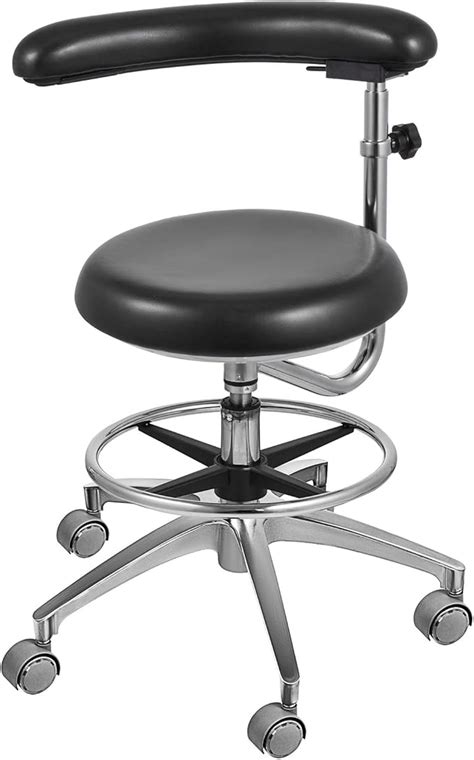 BuoQua Stool with Back and Wheels Adjustable Stool Height Adjustable ...