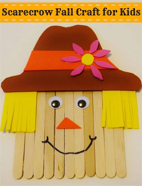 Scarecrow Fall Craft for Kids