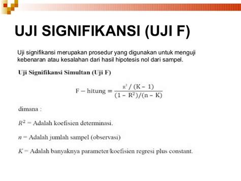 Ide 32+ Rumus Uji Simultan