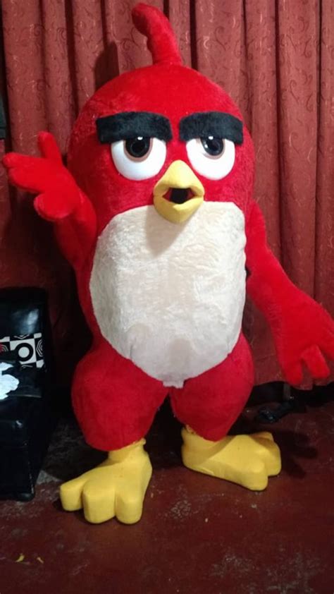 Red Angry Bird Mascot Costume Adult by AdultMascotCostumes on Etsy