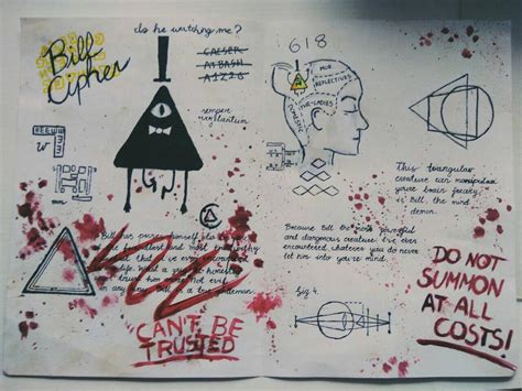 Journal 3 Bill Cipher page by Babrzy on DeviantArt