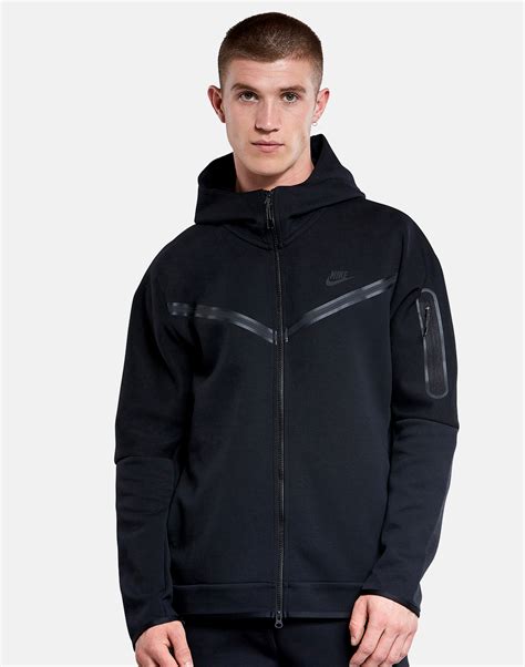 Nike Mens Tech Fleece Hoodie - Black | Life Style Sports IE