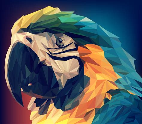 Parrot Low Poly, HD Artist, 4k Wallpapers, Images, Backgrounds, Photos ...