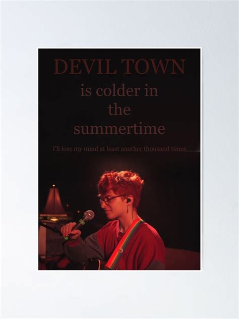 "Devil Town - Cavetown" Poster for Sale by sirsnufkin | Redbubble