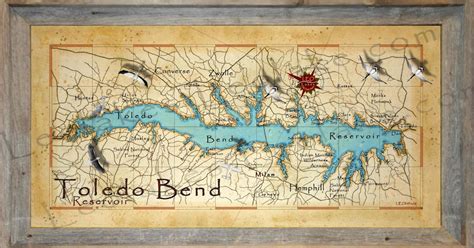 Leo Lakes: Toledo Bend Lake Map