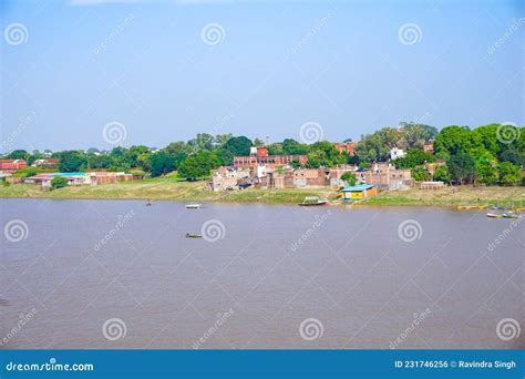 Prayagraj river sangam stock photo. Image of boating - 231746256