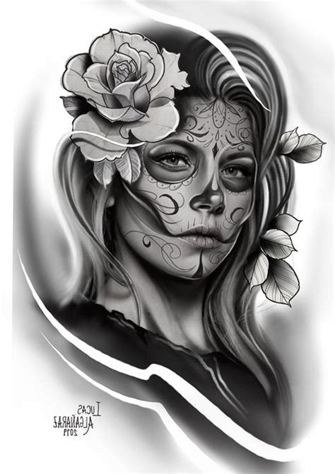 Top 82+ catrina tattoo drawing super hot - in.cdgdbentre