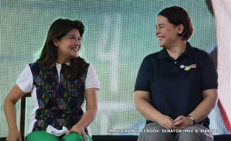 Sara Duterte thanks Imee Marcos for supporting her family