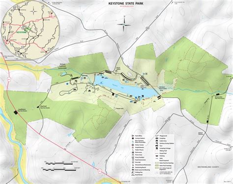 Keystone State Park Map by Avenza Systems Inc. | Avenza Maps