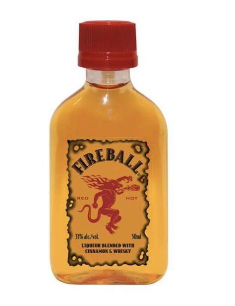 Fireball Whiskey 50 ml-single bottle - Beverages2u