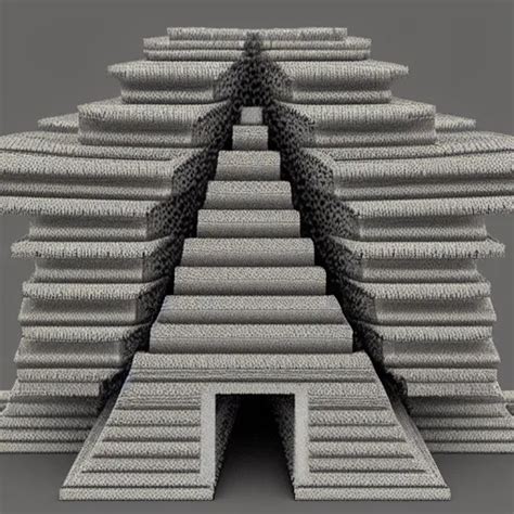 Sierpinski pyramid 3D render made in Blender, | Stable Diffusion | OpenArt