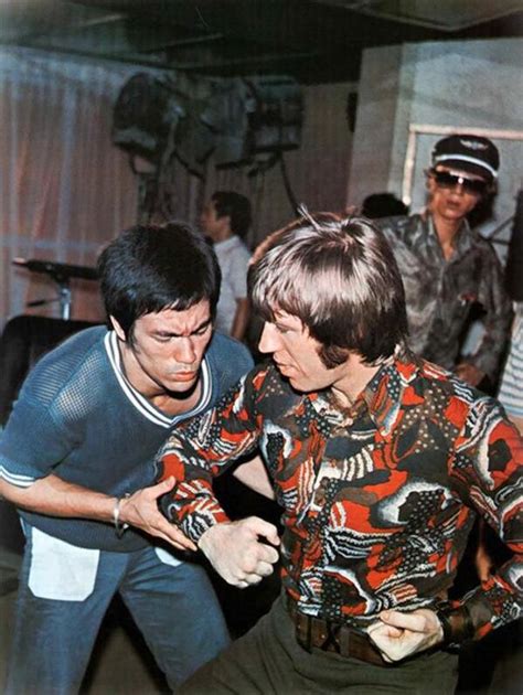 Bruce Lee and Chuck Norris behind the scenes of “Way of the Dragon ...