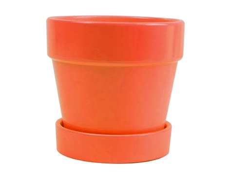 Wholesale Bright Ceramic Plant Pot & Saucer | Gem Imports Ltd