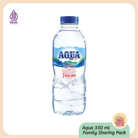 Danone Air Mineral Aqua Botol 330 ml | Lazada Indonesia