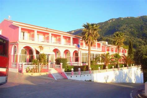 Pink Palace in Corfu Greece | spring/summer fashion | Pinterest