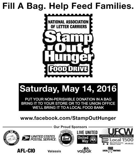 UFCW Local 1500 Blog: Stamp Out Hunger-