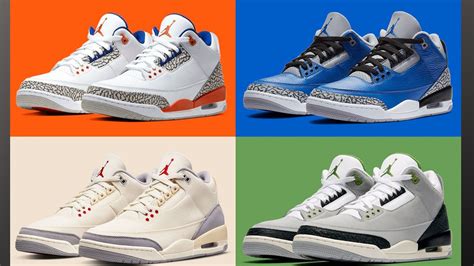 5 notable Air Jordan 3 colorways of all time