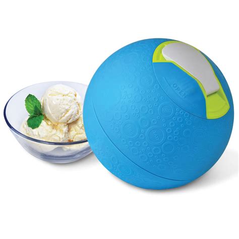 The Kickball Ice Cream Maker, A Rubber Ball That Uses Physical Activity to Make a Pint of Ice Cream