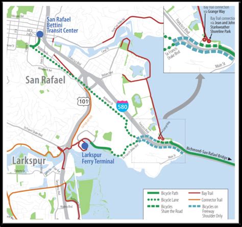 New Richmond-San Rafael Bridge Bicycle/Pedestrian Path - San Rafael