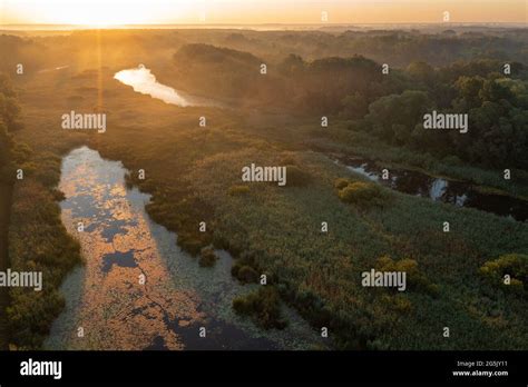 Oxbow lake aerial hi-res stock photography and images - Alamy