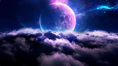 Neon Sea of Clouds HD Planet Wallpaper, HD Artist 4K Wallpapers, Images and Background ...