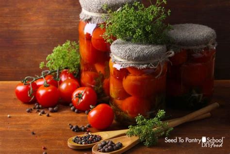 How to Water Bath Can Tomatoes - Seed To Pantry School