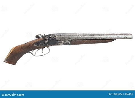 Lupara - a Sawn-off Shotgun Stock Photo - Image of open, rifle: 112429554