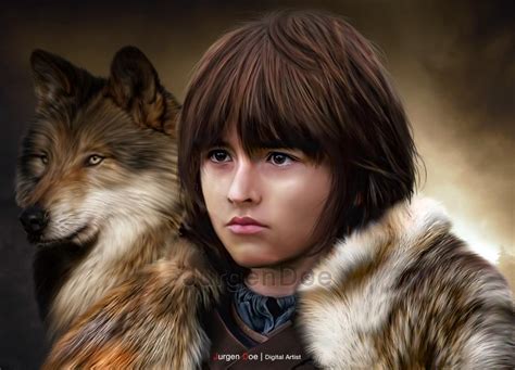 Bran Stark & Summer - Bran Stark Fan Art (34925590) - Fanpop