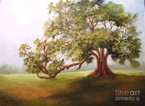 Big Oak Tree Painting by Barbara Haviland - Fine Art America