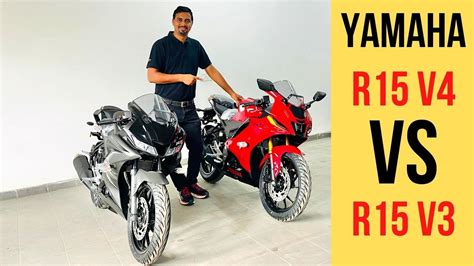 Yamaha R15 V4 Vs R15 V3 – Most Detailed Video Comparison