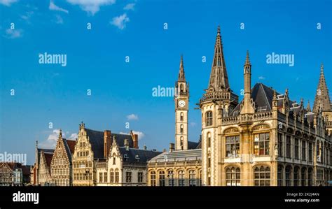 Flemish architecture in Ghent, Belgium Stock Photo - Alamy