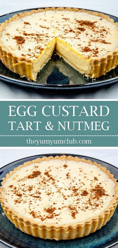 Egg Custard Tart | Recipe | Custard recipes, Tart recipes, Custard tarts recipe