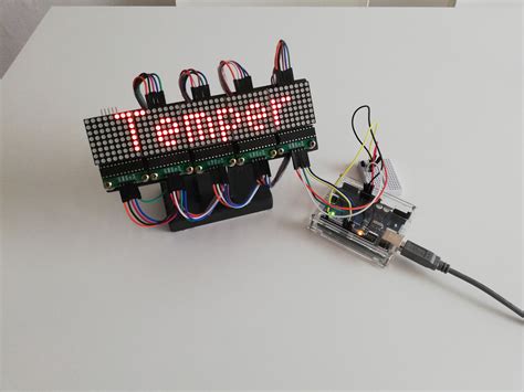 Arduino Projekt: Temperaturanzeige auf einer 8x8 LED Matrix | Arduino ...