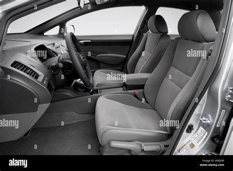 2006 Honda Civic GX NGV in Silver - Front seats Stock Photo - Alamy