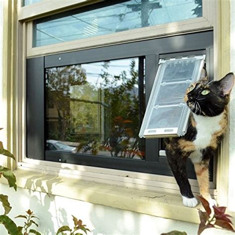 Best Window Mounted Cat Door Ideas in 2020 | Cat door, Pet door, Pet doors