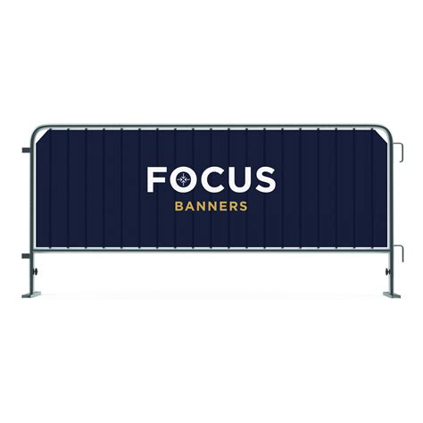 Crowd Control Barrier Vinyl Banners - Focus Banners