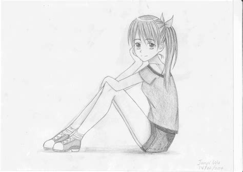 How To Draw Anime Sitting Poses