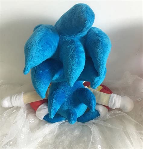 Anime Doll Plush Toys Sonic the Hedgehog 40cm Blue Sonic Plush Toys Cute Stuffed Kids Gifts Baby ...