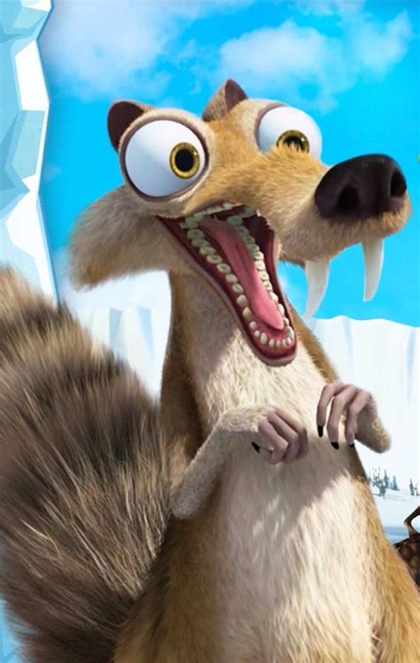 Ice Age Village...... Scrat | Ice age squirrel, Cartoon wallpaper, Ice age