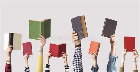 The Hands of People Hold Books Stock Photo - Image of studying, school ...