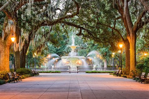 Forsyth Park Fountain, Savannah, Georgia : MostBeautiful