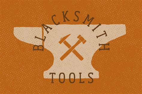 Blacksmith Tools - By Hand | Illustrations ~ Creative Market