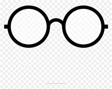 Harry Potter Glasses Collection Of Coloring Pages Icon - Harry Potter ...