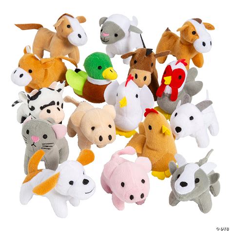 Bulk Farm Stuffed Animals Assortment - 50 Pc. | Oriental Trading